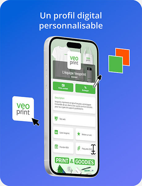 Carte NFC et profil digital